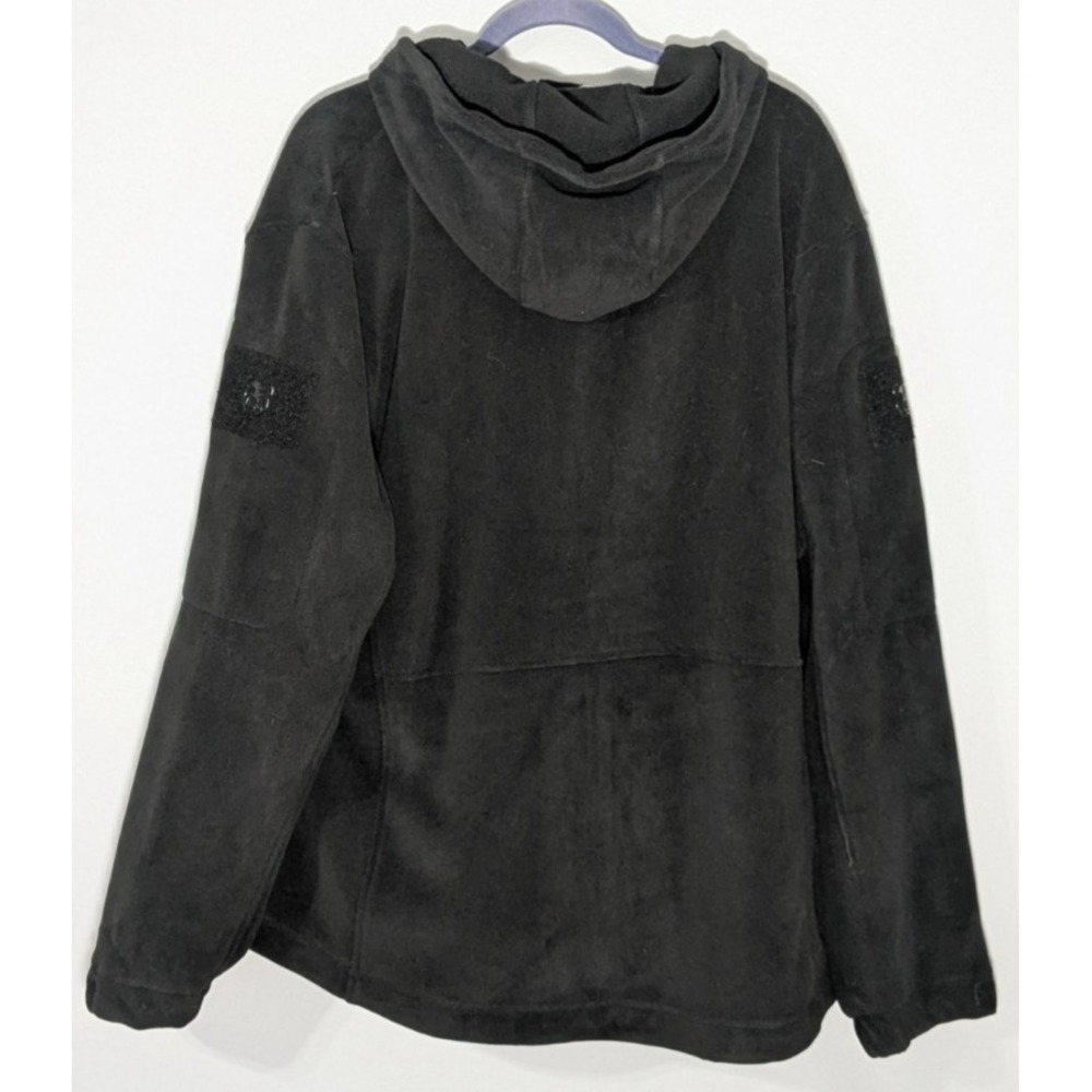 NWT Baerskin Tactical Hoodie Mens 2XL Black Fleece Full Zip Hunting Outdoors - Picture 4 of 12